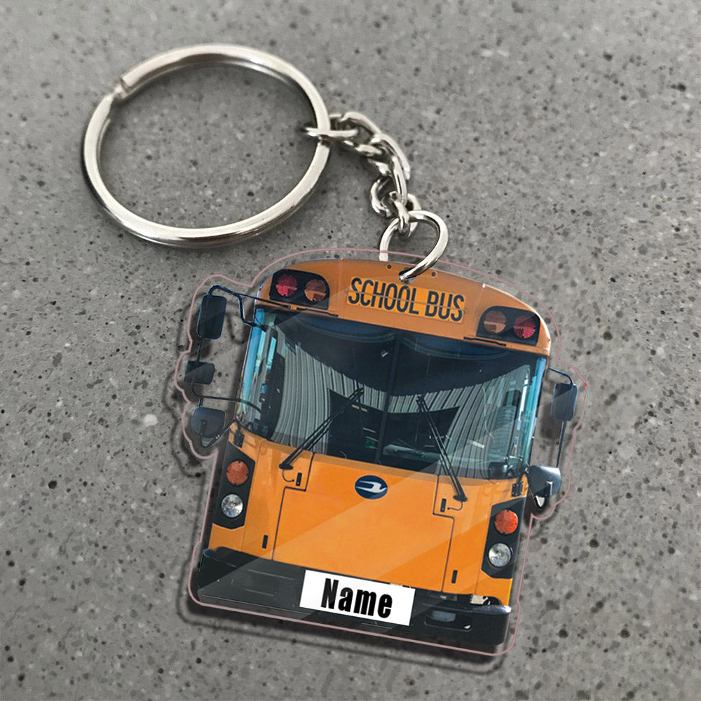 Transparent Acrylic Keychain - Blue Bird  All American ( Personalizable )