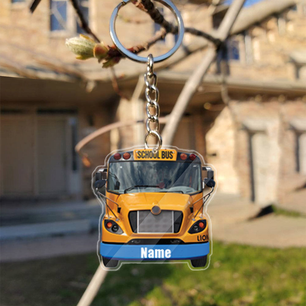 Transparent Acrylic Keychain 27 -  The Lion Electric( Personalizable )