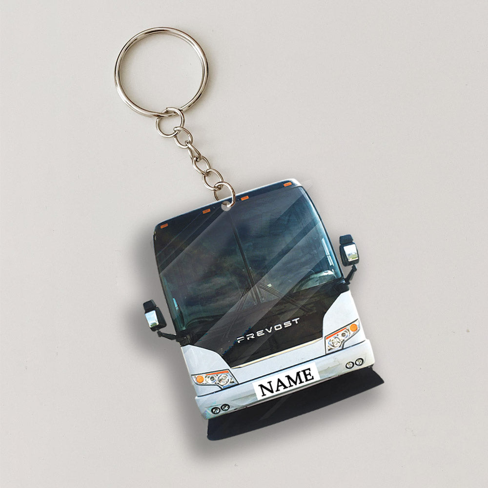 Transparent Acrylic Keychain - Prevost ( Personalizable )