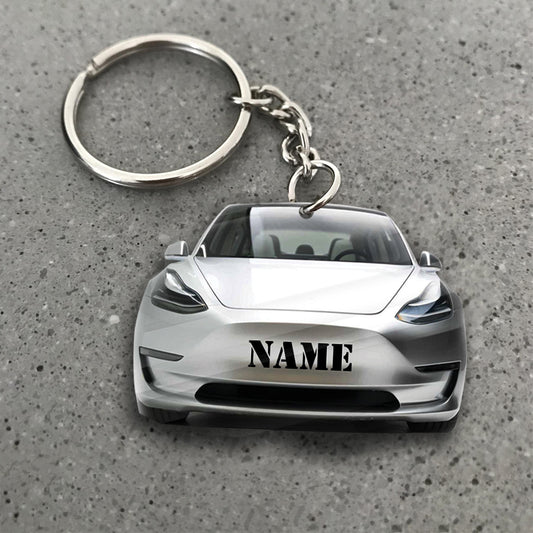 Transparent Acrylic Keychain - Model 3( Personalizable )