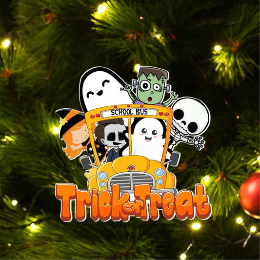 trick or treat Ornament for School Bus Team