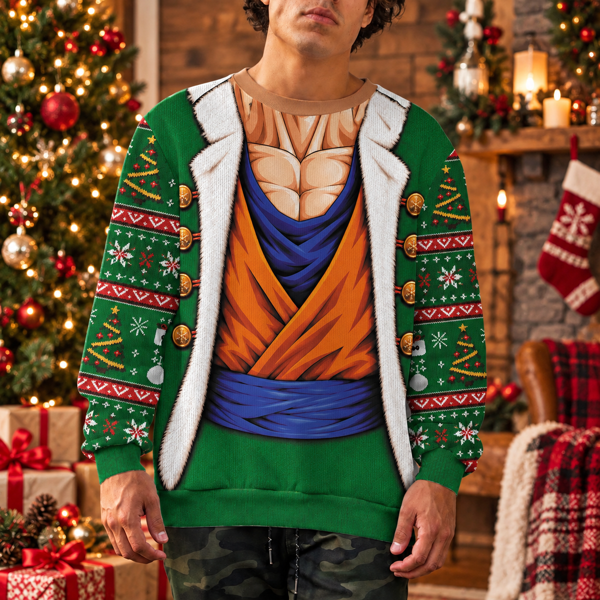 All-Over Print Sweatshirt | Dragon B style