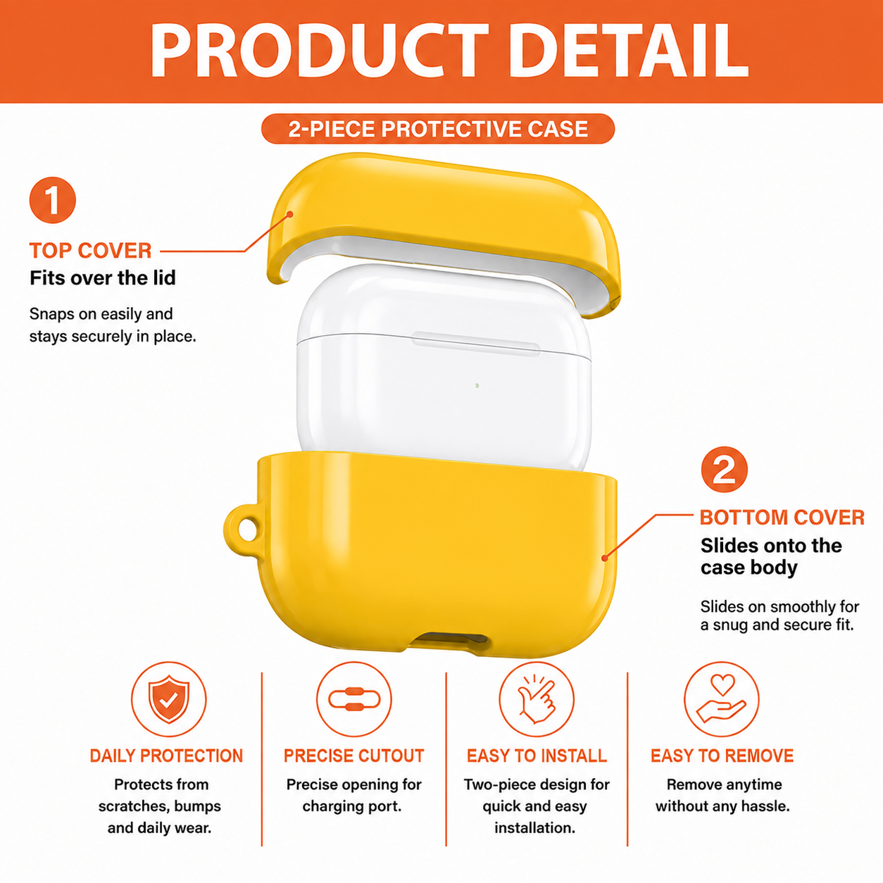School bus  AirPods case