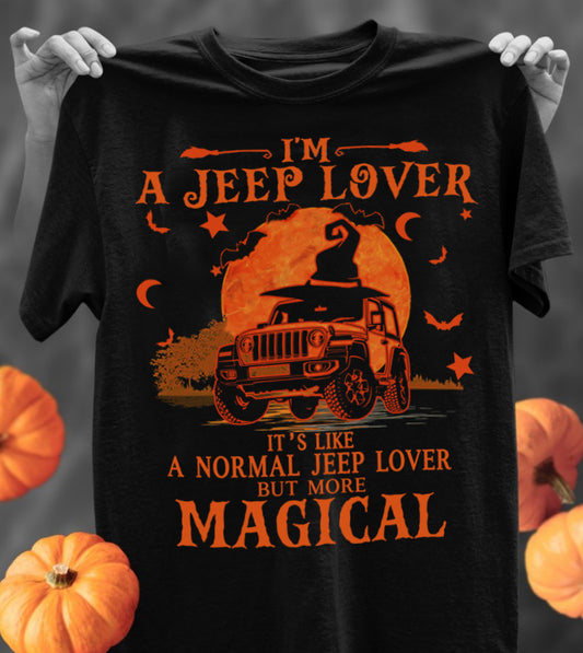 I'm a jeep lover - it's like a normal jeep loverbut more magical (wrangler)