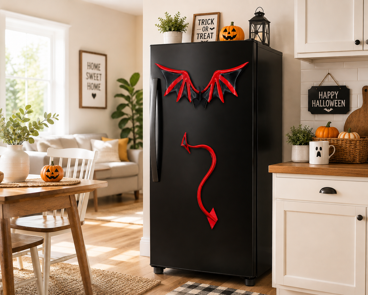 Halloween Decorating - Set detail devil
