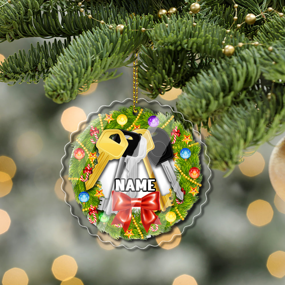Christmas Ornament for Custodian & Janitor - Custom personalized