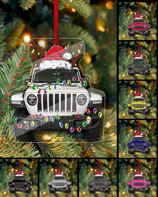 Christmas Ornament for jeep lovers - Ver1