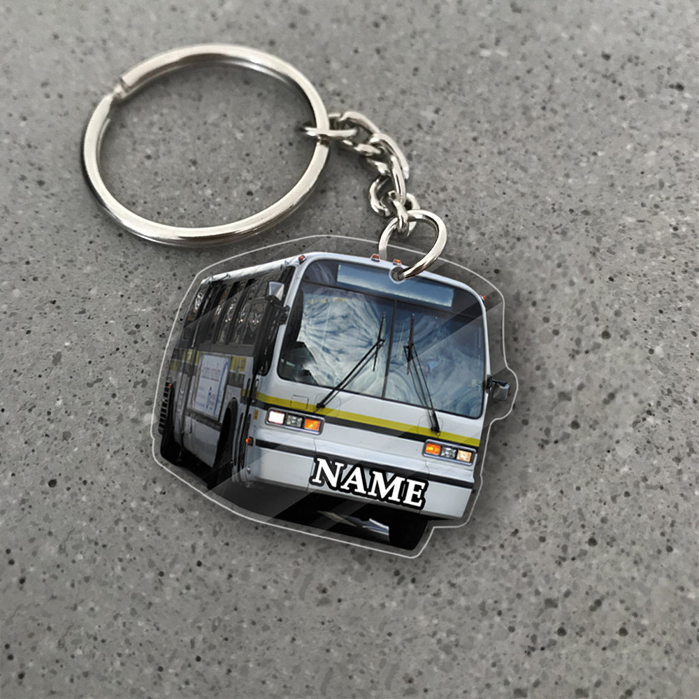Transparent Acrylic Keychain - MBTA Classic ( Personalizable ) – The ...