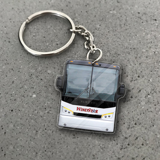 Transparent Acrylic Keychain - VanHool Winstar  (personalize)