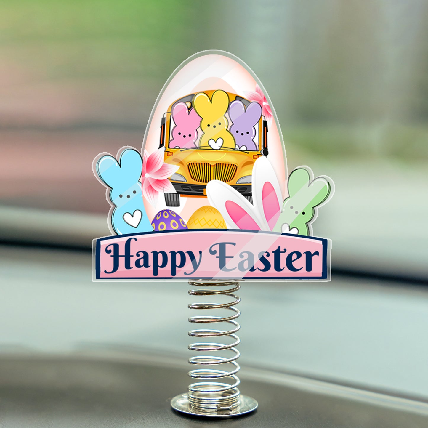 Easter standee for school bus lovers