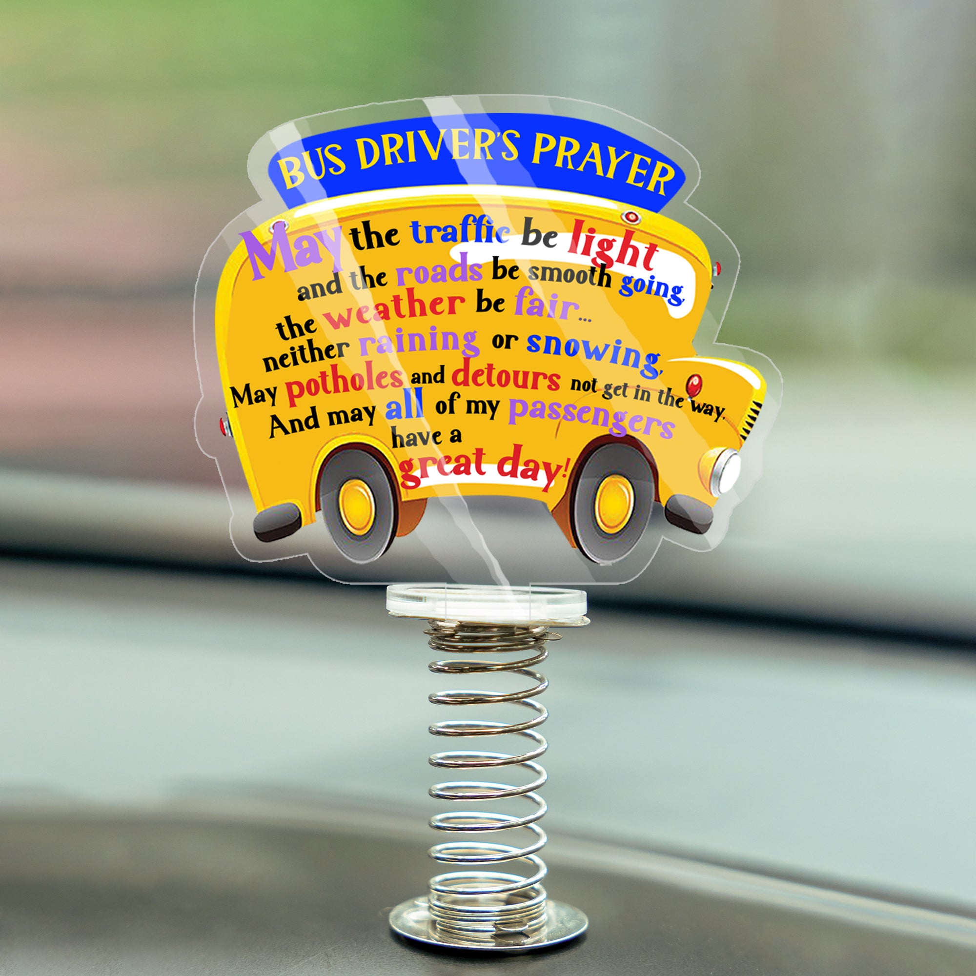 School bus driver Prayer standee – The Happy Box For U