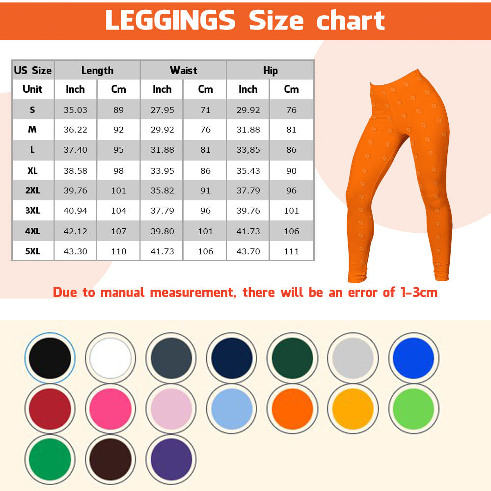 School Bus style  High Waist Leggings - AOP Legging