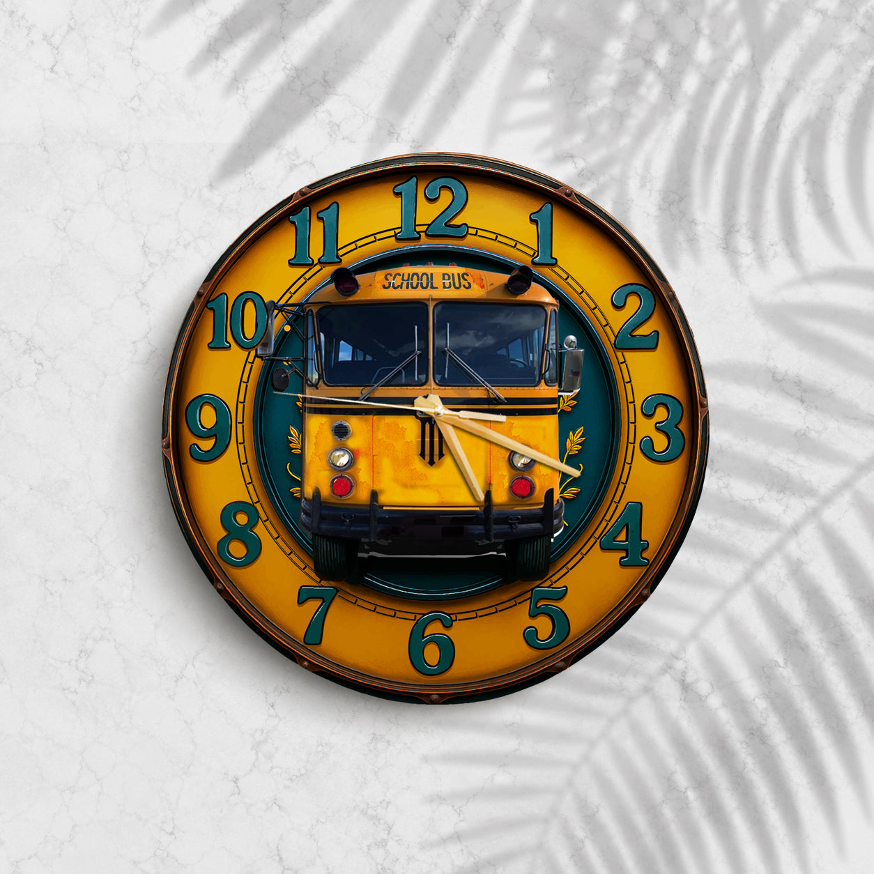 School bus Wall Clock