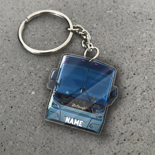 Transparent Acrylic Keychain -  Decamp MCI - Ford ( Personalizable )