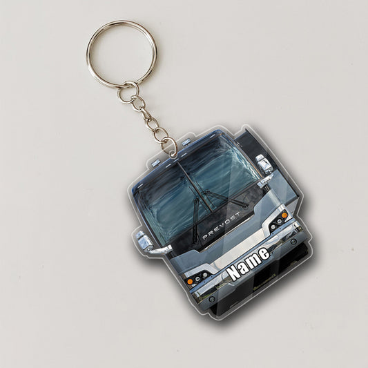 Transparent Acrylic Keychain 40 - Prevost (personalize)