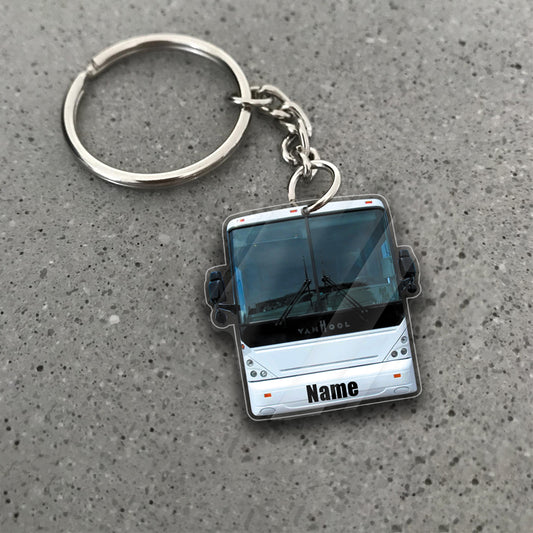 Transparent Acrylic Keychain 34 -  Vanhool  ( Personalizable )