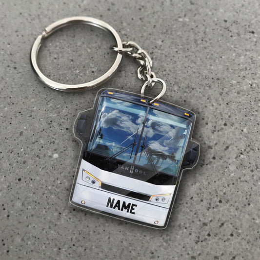 Transparent Acrylic Keychain 36 - Vanhool Cx45 (personalize)