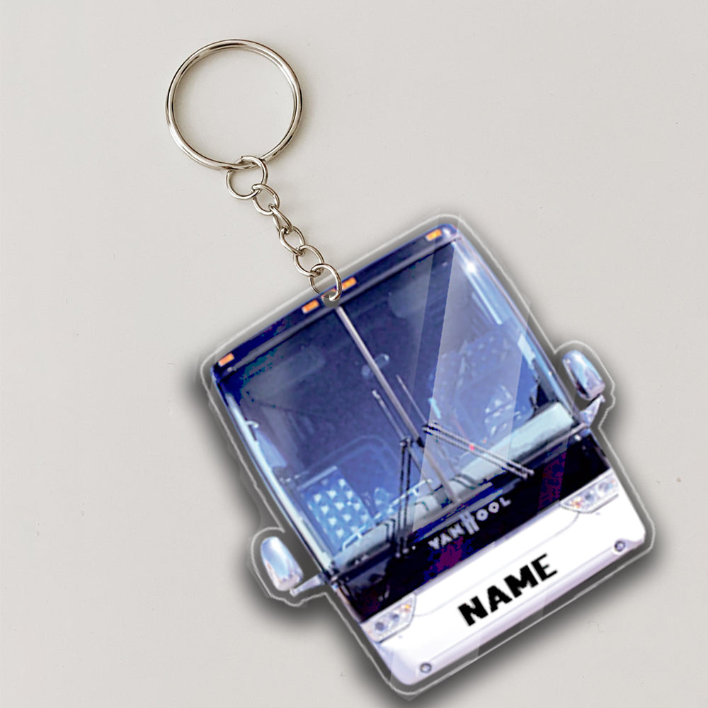 Transparent Acrylic Keychain 22 -  VanHool ( Personalizable )